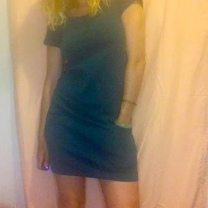 teal ponte knit mini dress**3/$20**